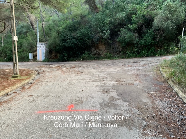 2025_10_27 Markierungen Cigne-Voltor-Corb Mari-Muntana (1)